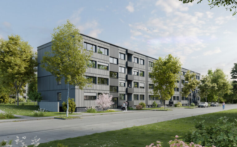 Fritz-Brandt-Weg 3-7 – Serielle Sanierung in Düsseldorf-Stadtbezirk 9, Deutschland