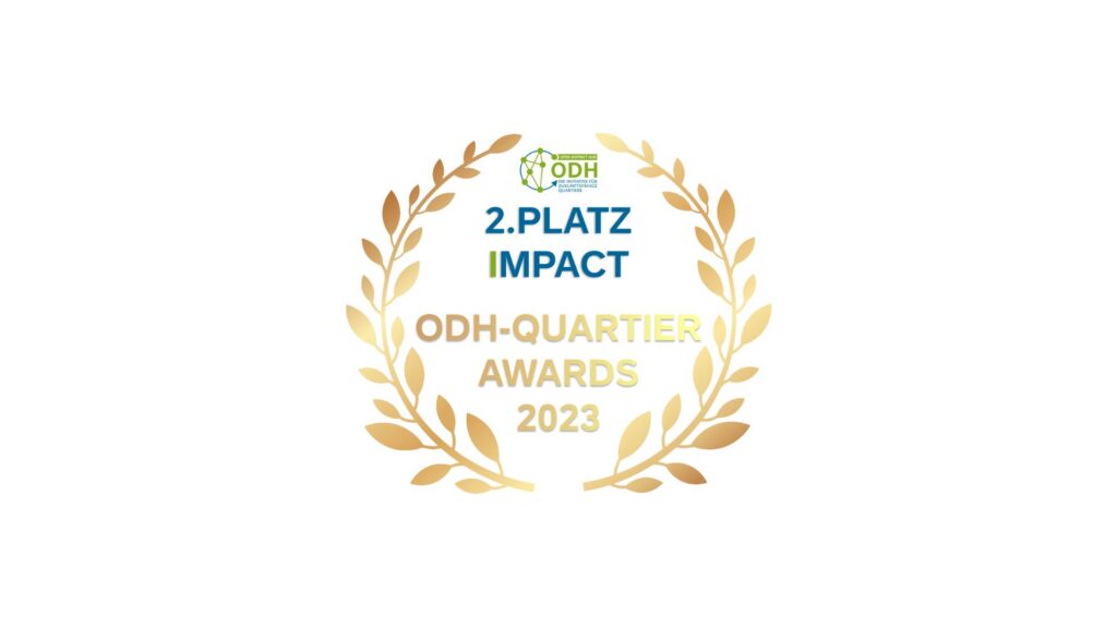 Badge Zweiter Platz Quartiersaward