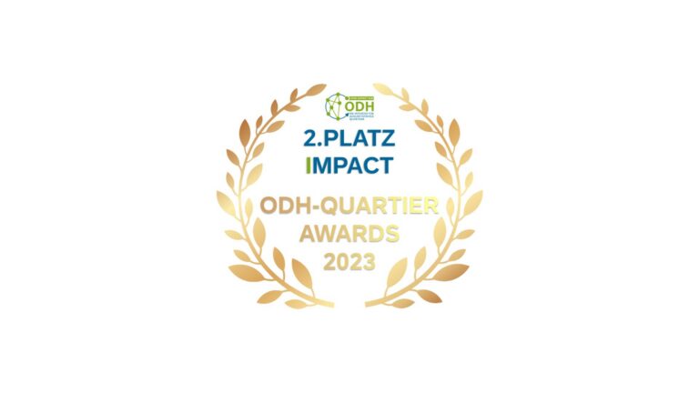 Zweiter Platz beim ODH-Quartier Award 2023