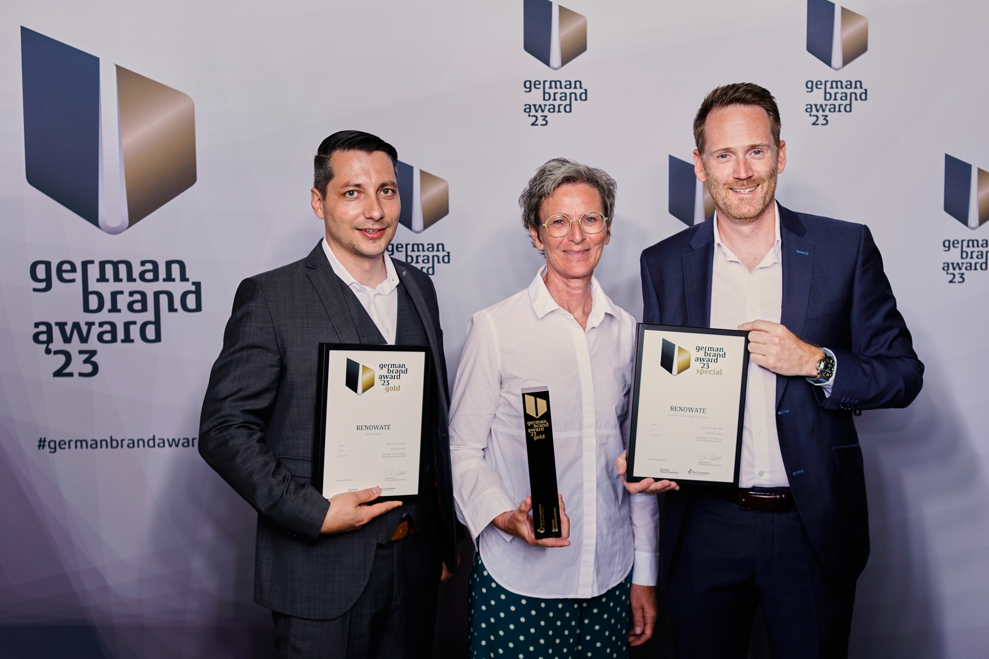 renowate gewinnen mit die3 german brand award
