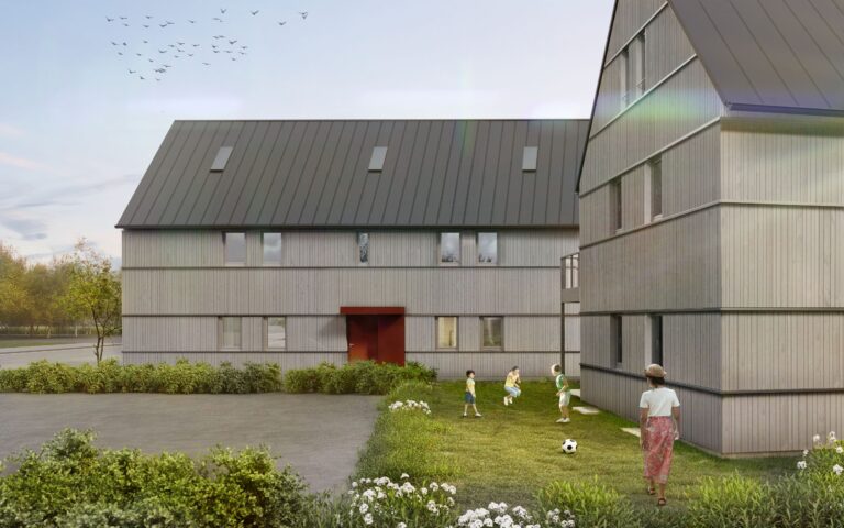 Energiesprong: Serielle Sanierung in Düsseldorf-Stockum