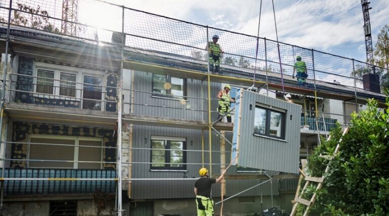 Serielle Sanierung der Fassade – modern und energieeffizient